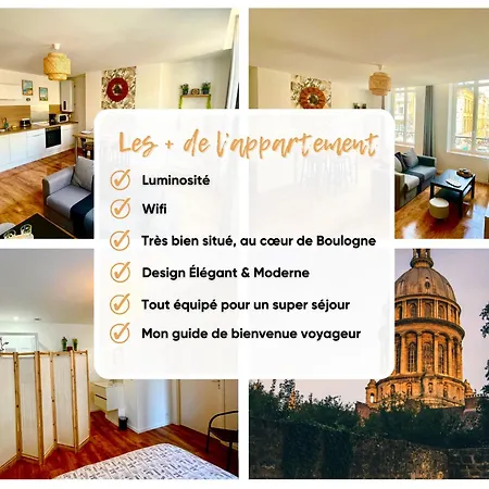 Le Petit 2 Caps - Hyper Centre - Spacieux - 1er Etage Appartement Boulogne-sur-Mer